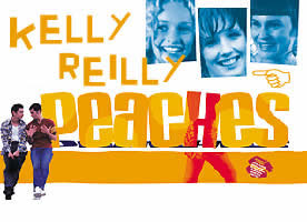 Poster for Peaches, a film from 2001, with a photo of Kelly Reilly in it.